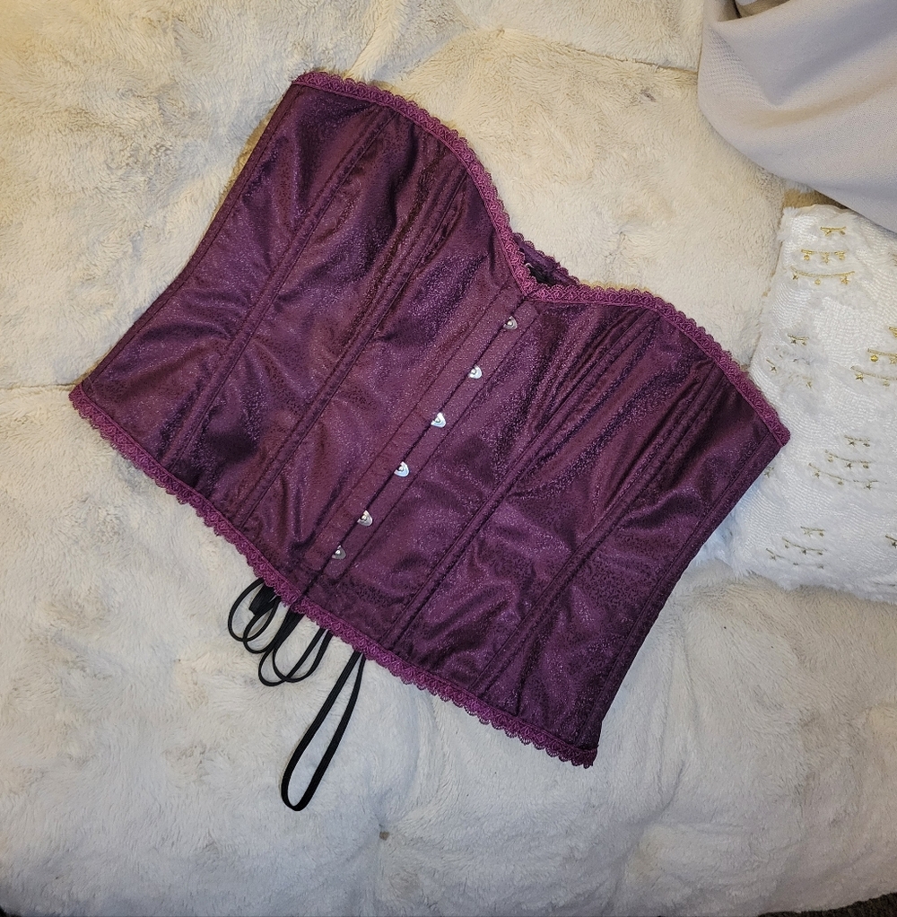 Hips And Curves Satin Overbust Corset